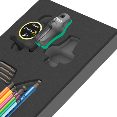 Wera 9740 Insert moussant avec des clés de marqueur SE