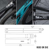 Kit de protection de cadre Dyedbro ride ou die - afbeelding 1