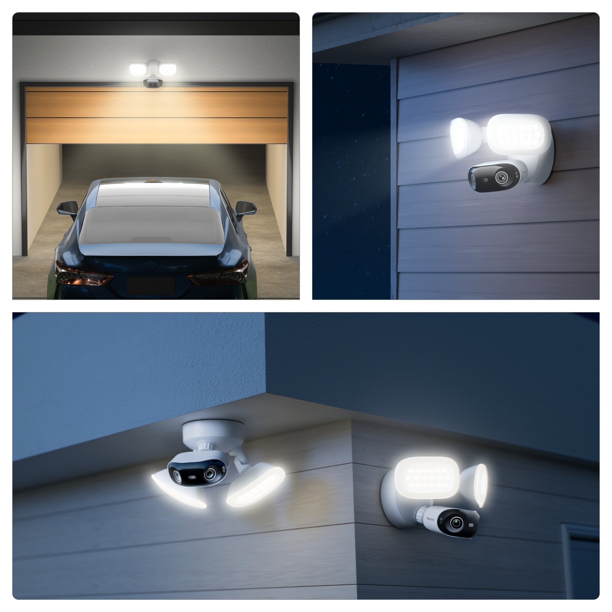 Caméra de sécurité WiFi Reolink F751W Elite Floodlight (Blanc, UHD 4K, WiFi)