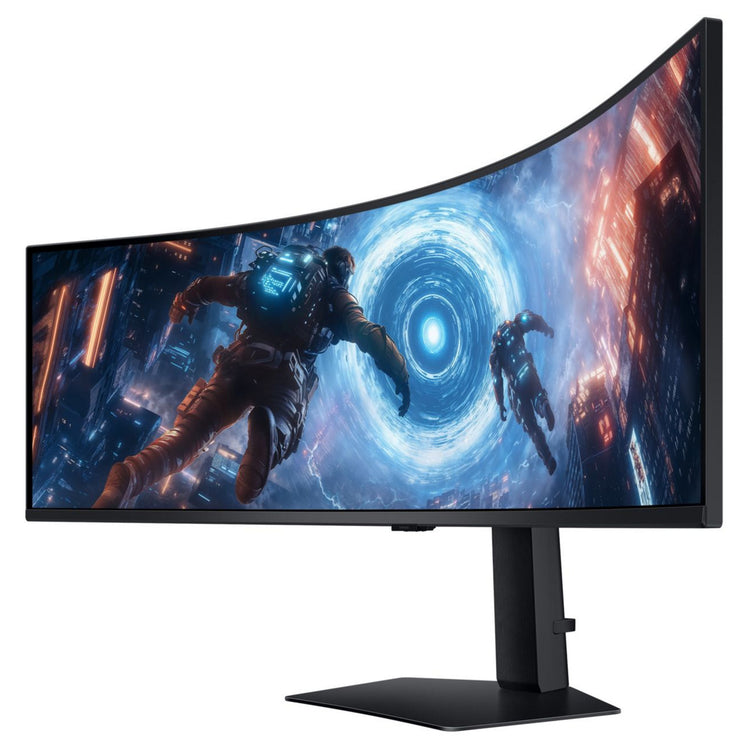 Samsung Odyssey G9 S49FG914EU 49 Moniteur de jeu ultra-large incurvé (noir, 2x HDMI, 1x DisplayPort, USB, AMD FreeSync, 144 Hz)