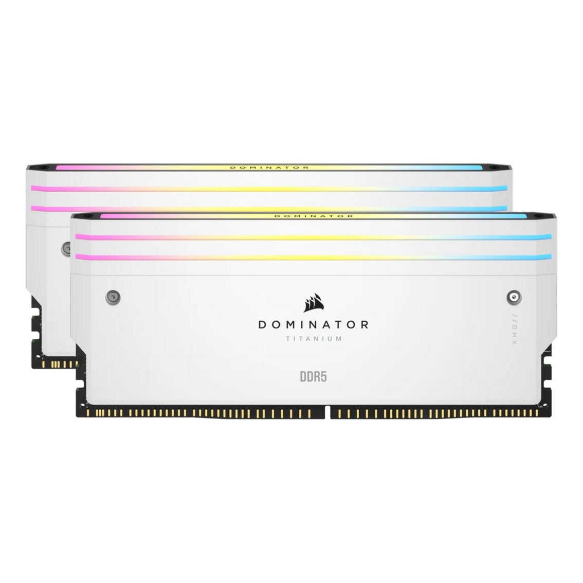 Corsair dominator titane ddr5 kit d'amélioration de l'éclairage éclairage LED (blanc, cmplekit2w)