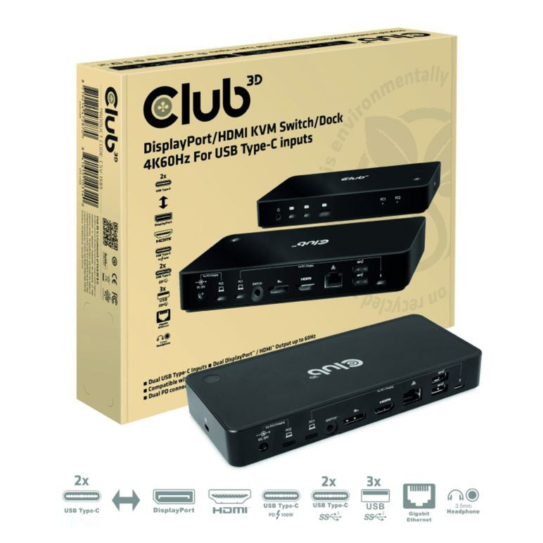 Club 3D Displawort hdmi dock 4k60hz