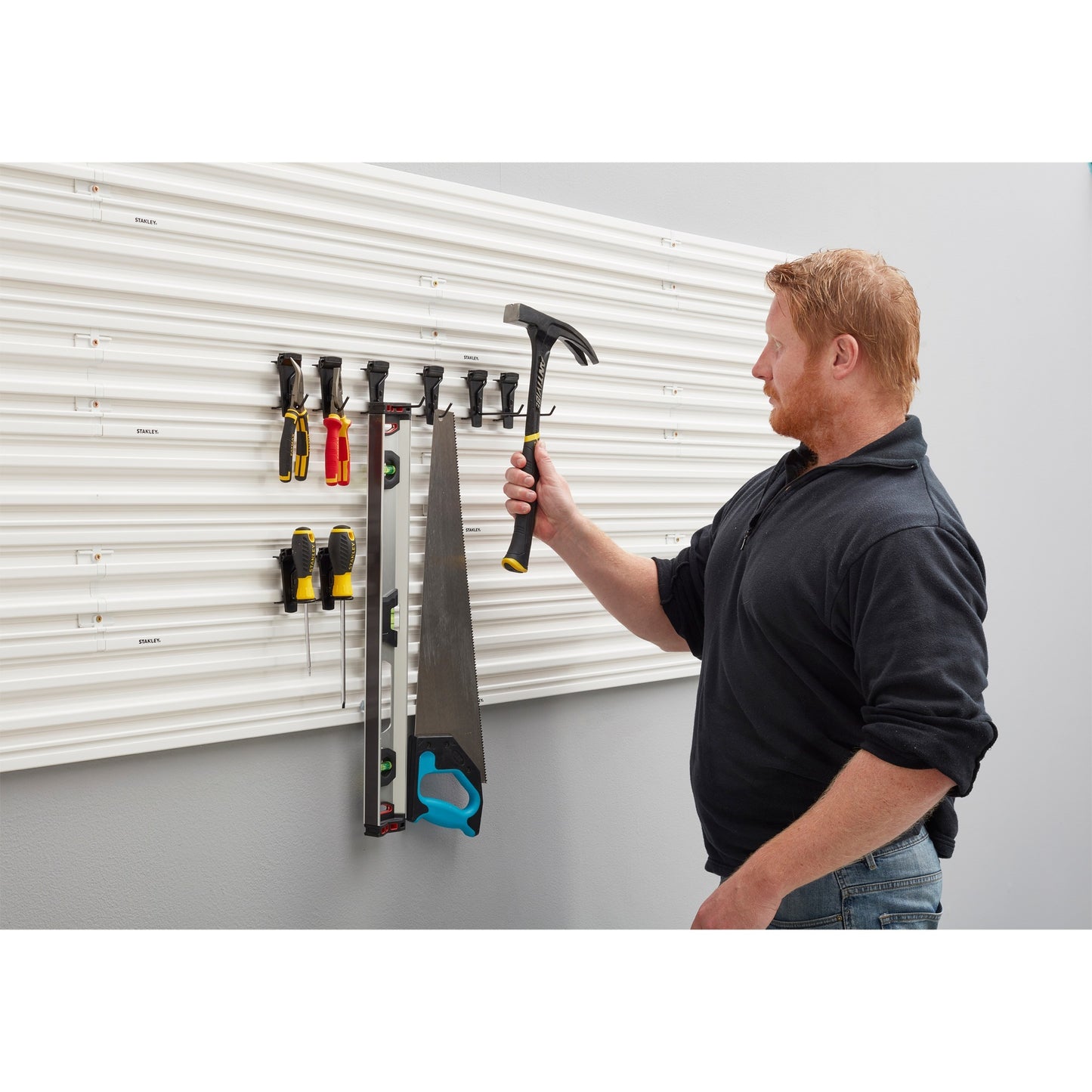 Stanley Track Wall Hooks Range Petit, 8 pièces