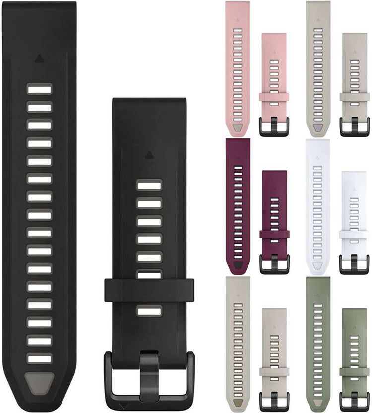 Garmin fenix 8s 7s 6s bracelet en silicone quickfit™ 20 mm