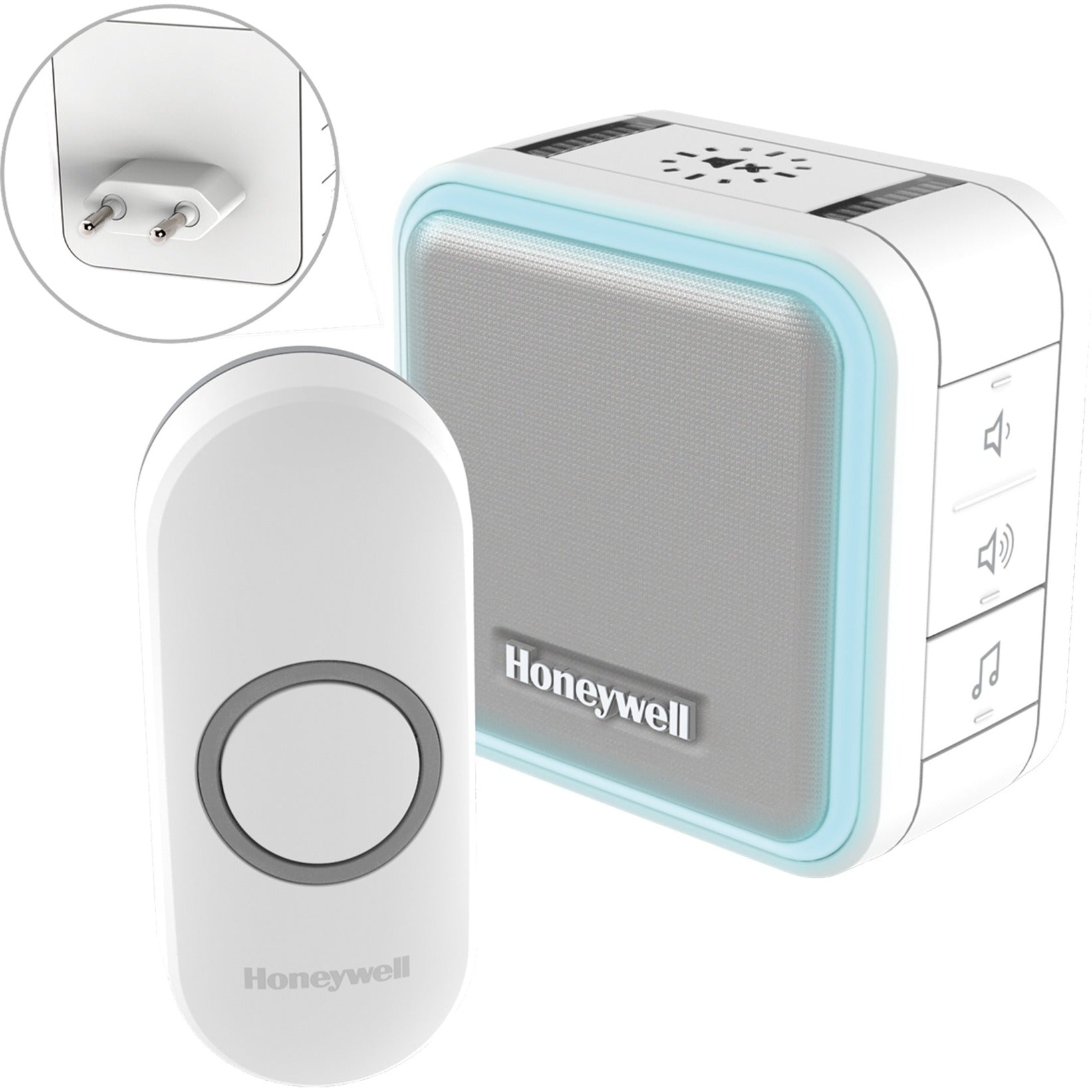Honeywell DC515NP2 Sonnette sans fil et enfichable