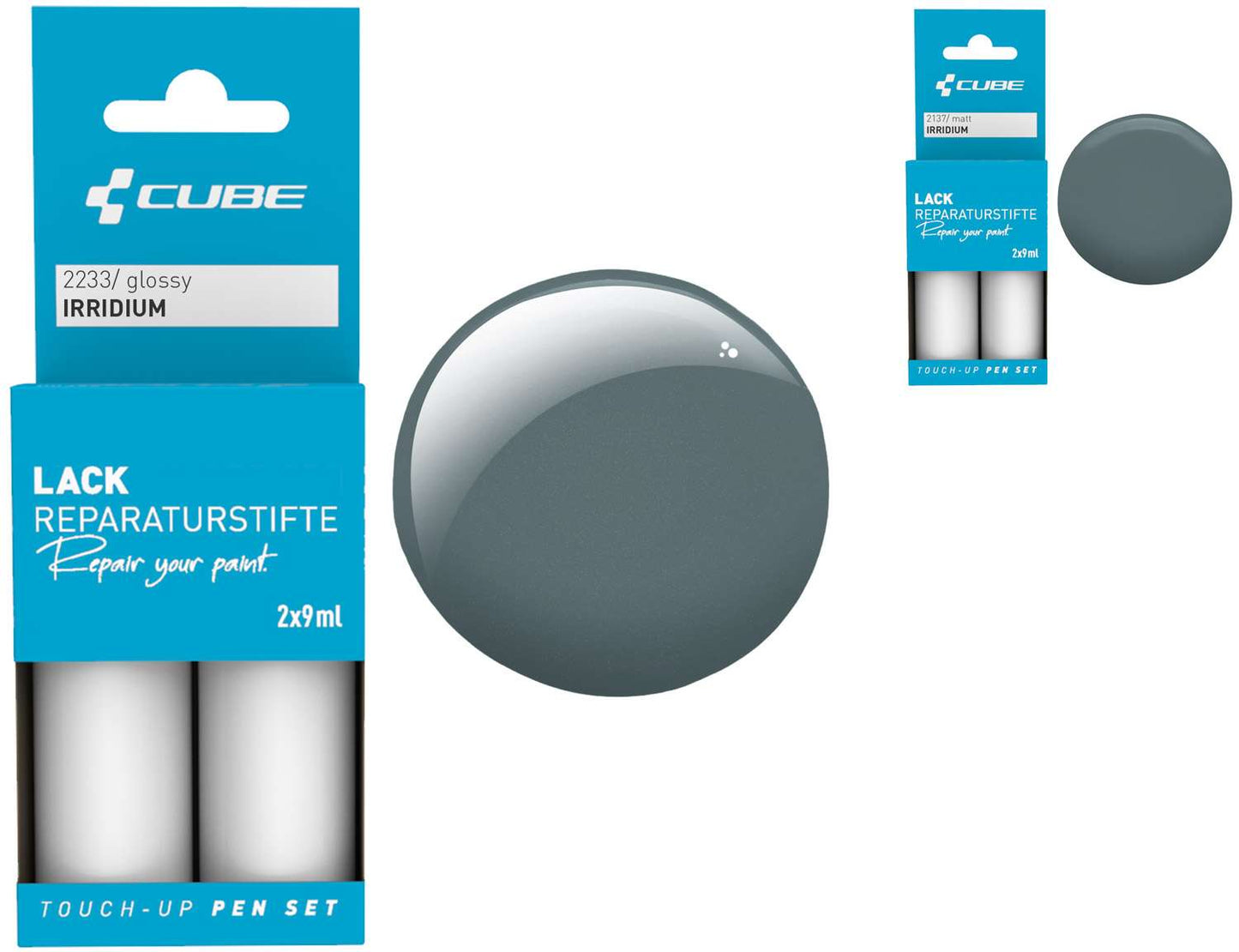 Coffret stylos de retouche Cube iridium