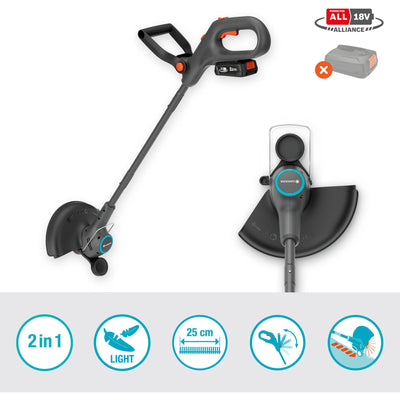 Gardena tondeuse easytrim 2518v p4a solo