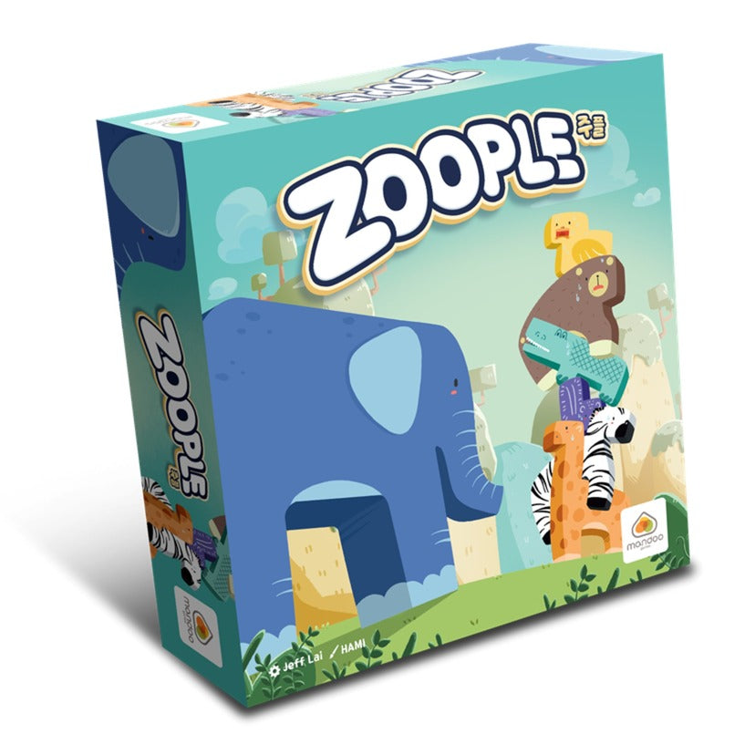Jeu de société zoople du réseau de joueurs européens (anglais, 2 à 4 joueurs, 10 à 30 minutes, à partir de 8 ans)