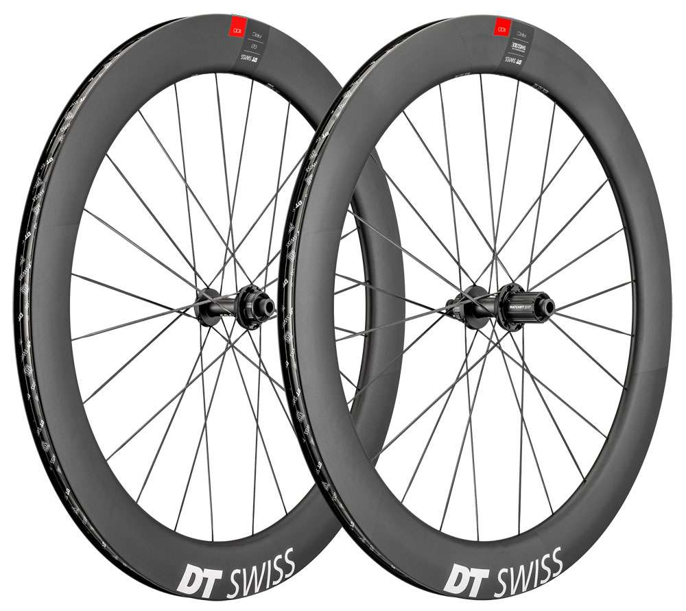 Paire de roues DT Swiss Arc 1100 Dicut® Carbon 62 Disc CL