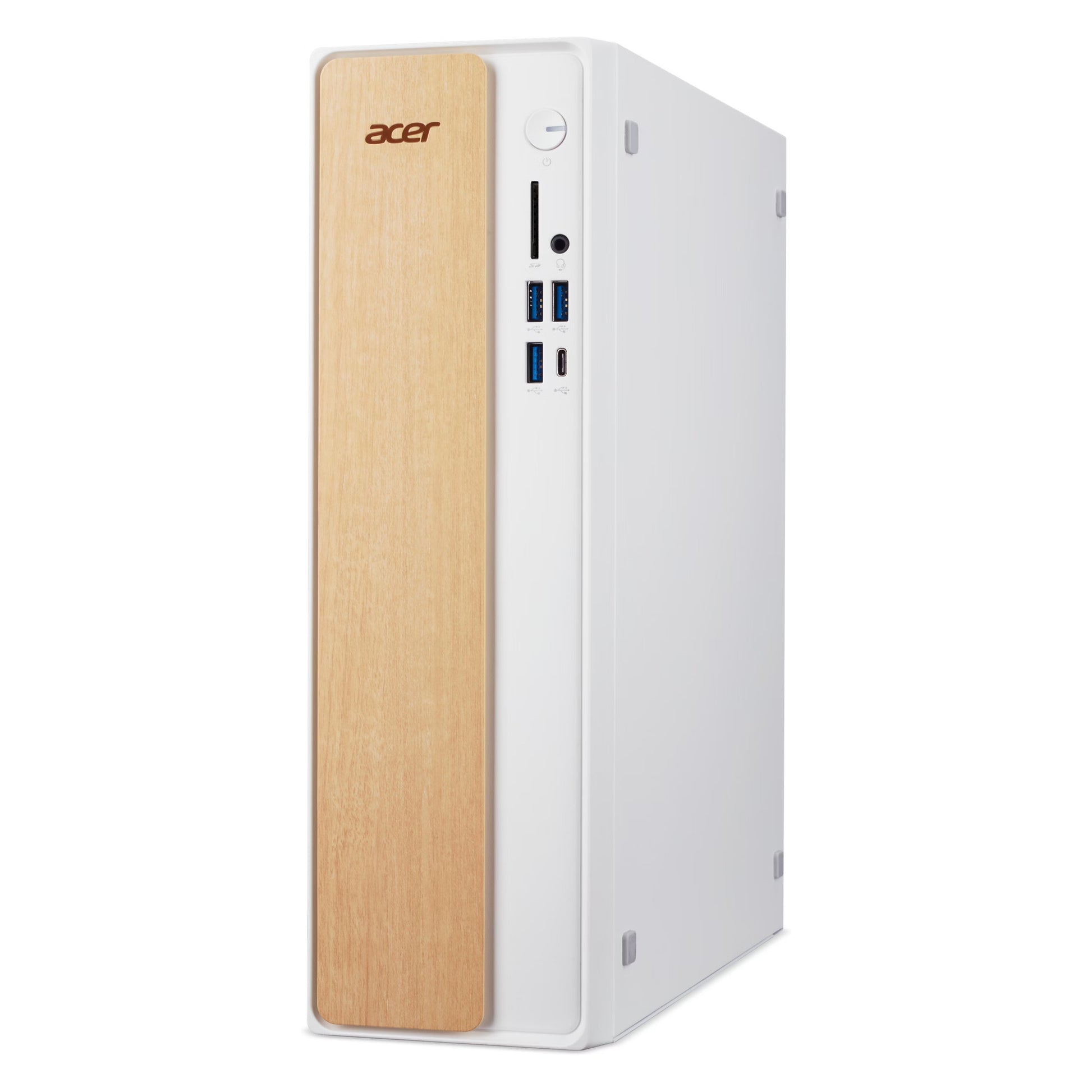 Système PC Acer Aspire TC XC102-H610D5 (couleur bois blanc | i5-14400 | Graphique UHD | 16 Go | SSD 512 Go)
