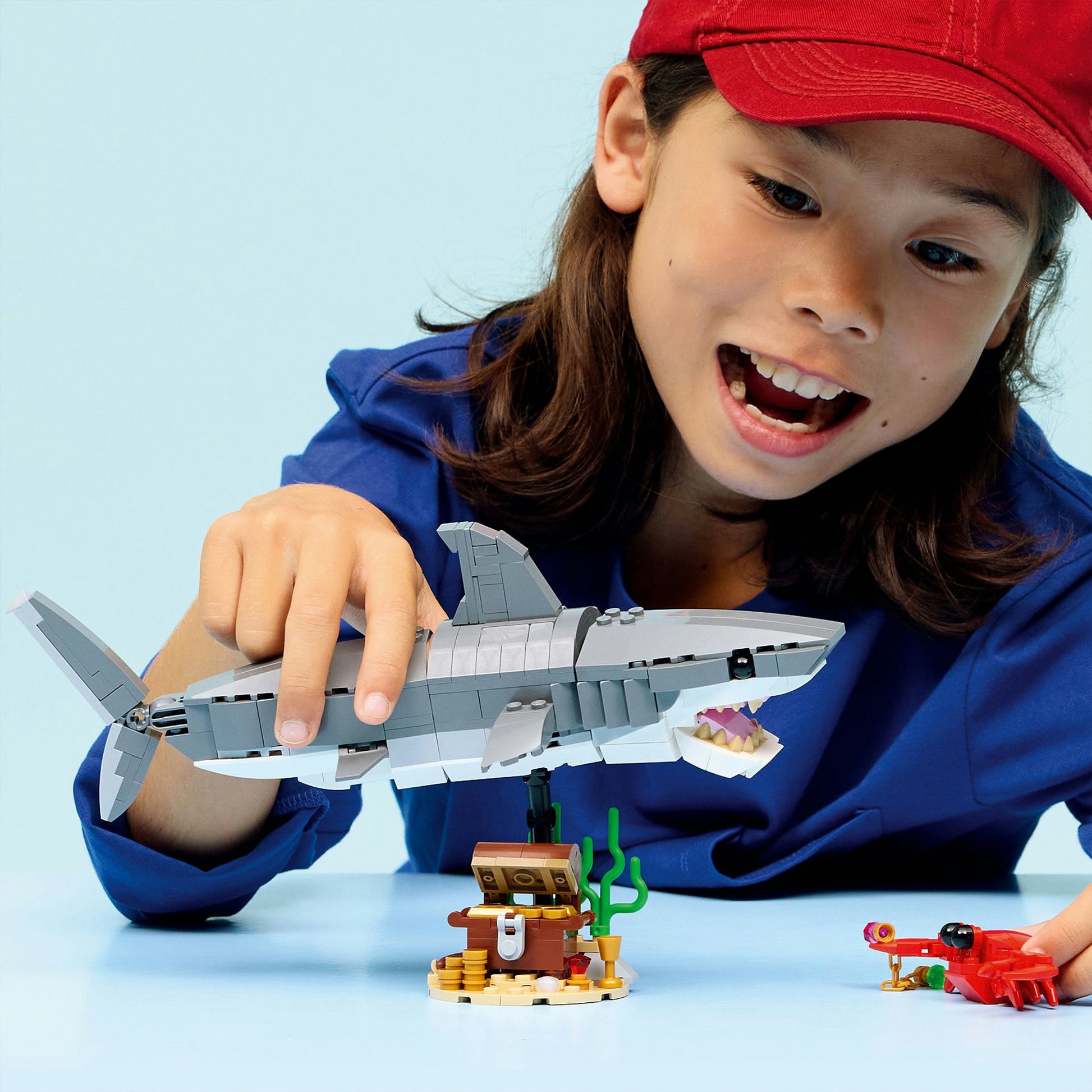 Lego Creator 31381 requin féroce avec coffre au trésor
