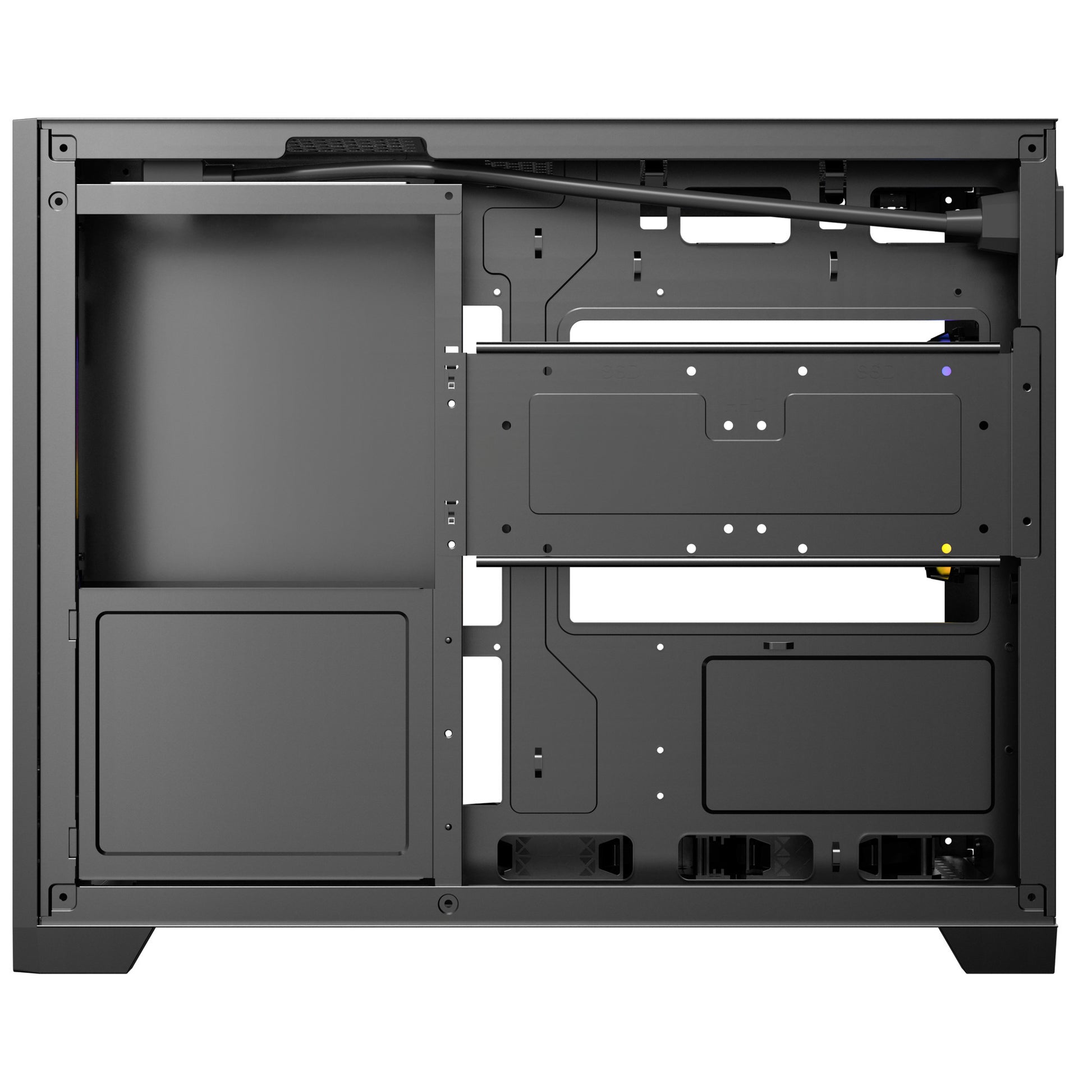 Antec Flux M mini tower housing (black | 1x USB-A | 1x USB-C | tempered glass)