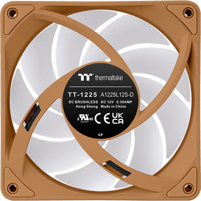 Thermaltake ct120 ex argb sync ventilateur de refroidissement pour PC gravier sable (pack de 3 ventilateurs) ventilateurs de boîtier (marron clair, 3 pièces, 120 x 120 x 25 mm, pwm)