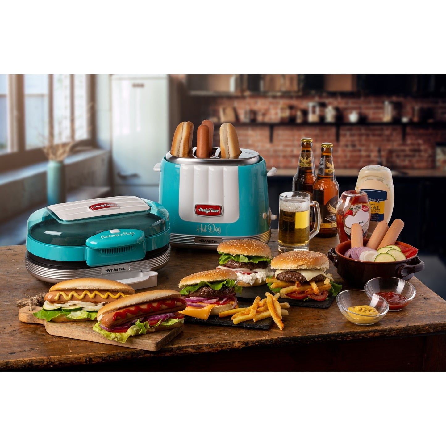Ariete Party Time Hamburger Maker 0205 01