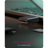 Icy box ib-cr204-cu3 lecteur de carte 2-en-1 (noir) - afbeelding 6