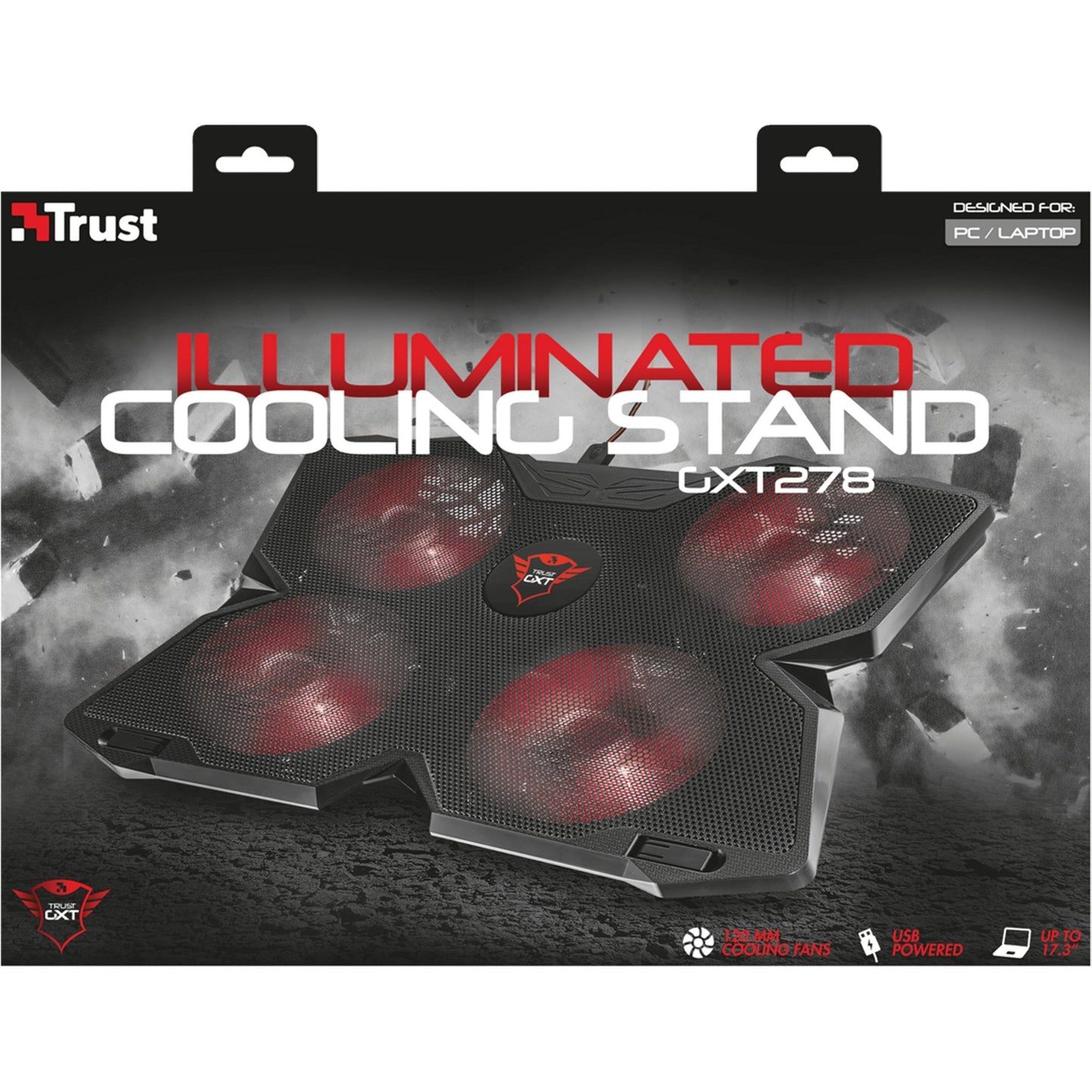 Trust GXT 278 Yozu Notebook Recoffing Stand
