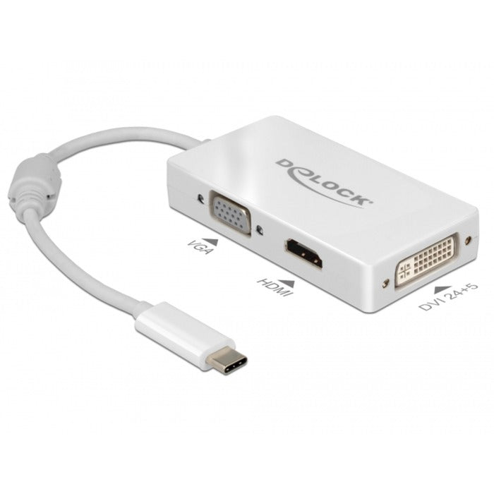 Dellock USB-C> VGA HDMI DVI