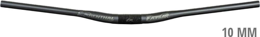 Guidon Renthal v3 fatbar carbone riser 800 mm
