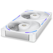 Nzxt performance fan f280x ventilateurs de boîtier rgb (blanc, 2 pièces, 280 x 140 x 30 mm, pwm) - afbeelding 3