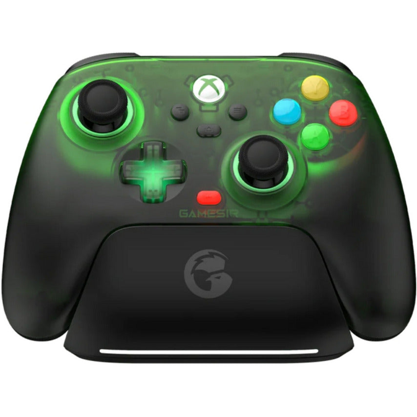 Manette sans fil Gamesir g7 pro - vert rétro (vert foncé transparent, xbox series x|s, xbox one, android, pc, usb bluetooth 2,4 GHz)