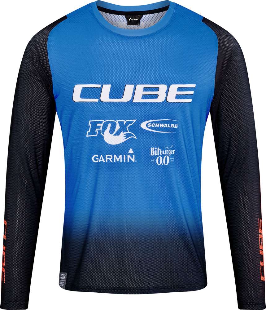 Cube vertex x action team - maillot vtt manches longues