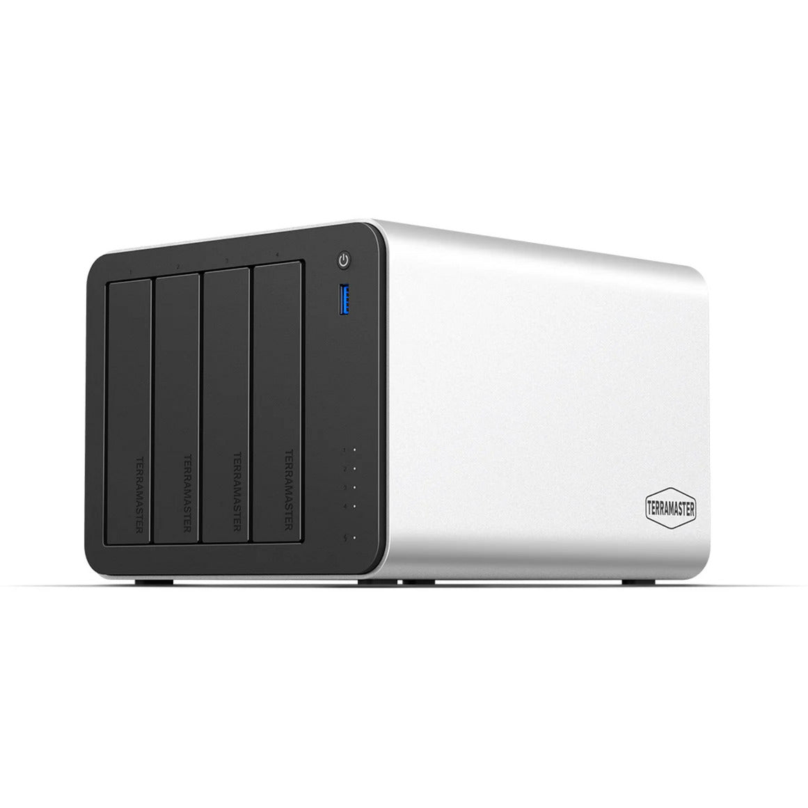 Terramaster f4-425 plus nas (blanc, 2x 5GBe, HDMI, USB)