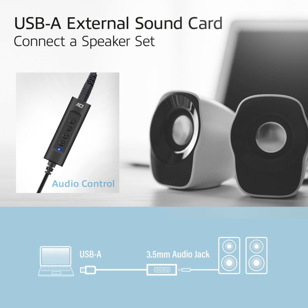 Act Connectivité USB-A Carte son externe