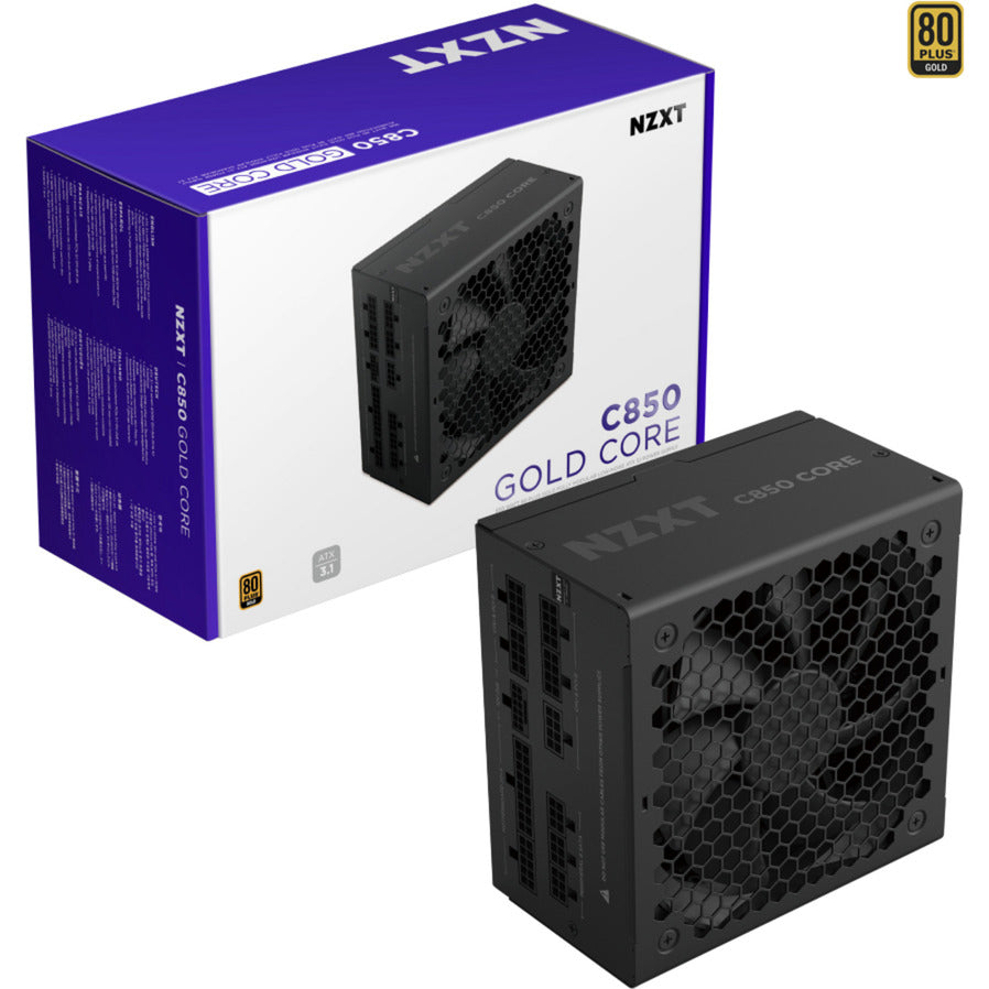Alimentation modulaire NZXT C850 Gold Core 850 watts (noir, 1x 12V-2x6, 3x PCIe)