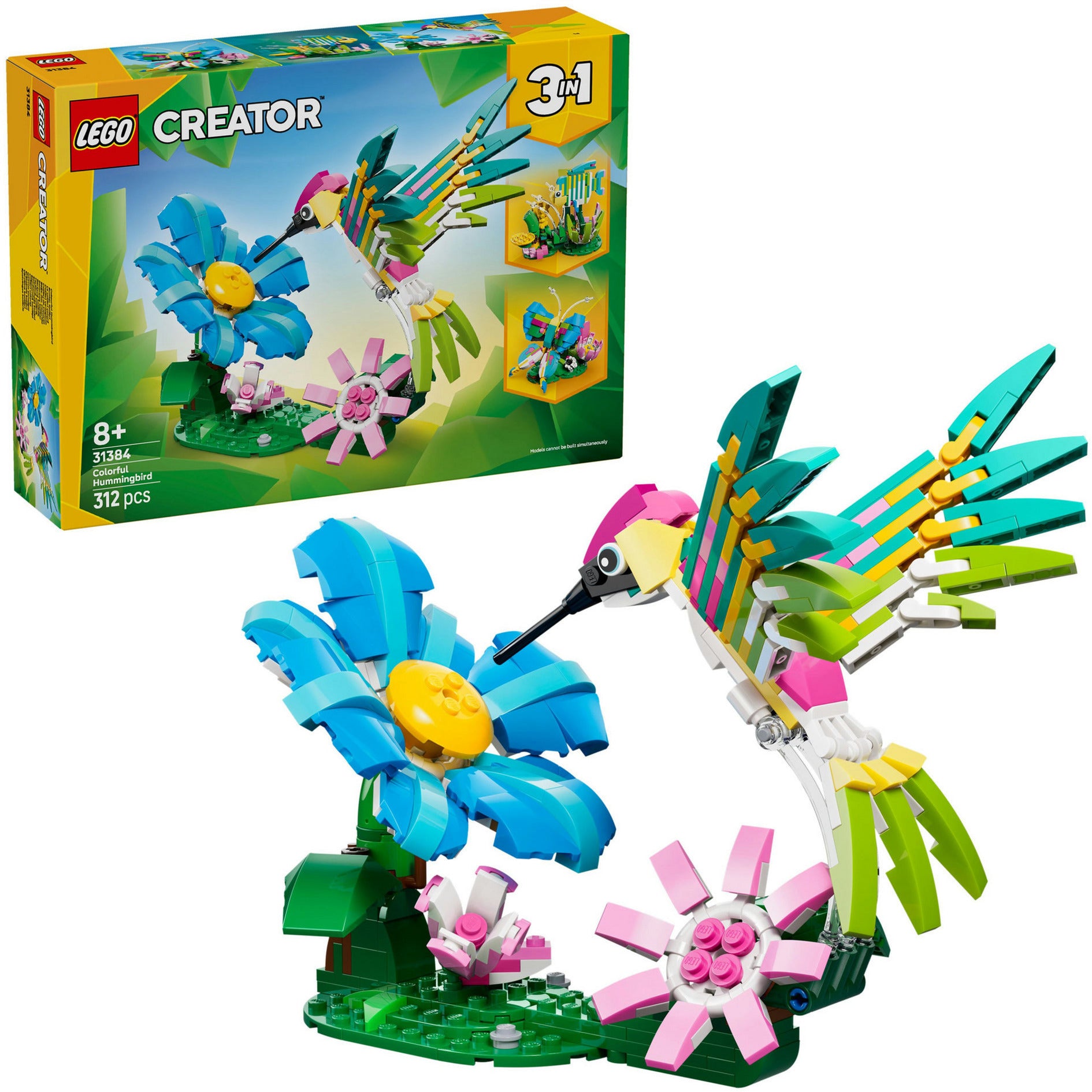 Lego Creator 31384 animaux sauvages : colibri coloré
