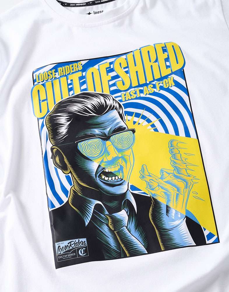 Loose riders culte du shred - tee-shirt technique