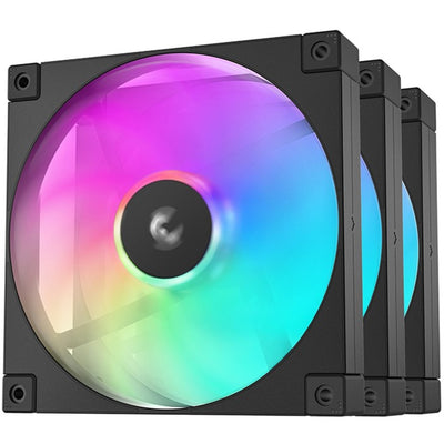 Ventilateurs de boîtier Deepcool fd14 argb (noir, 3 pièces, 140 x 140 x 25 mm, pwm)