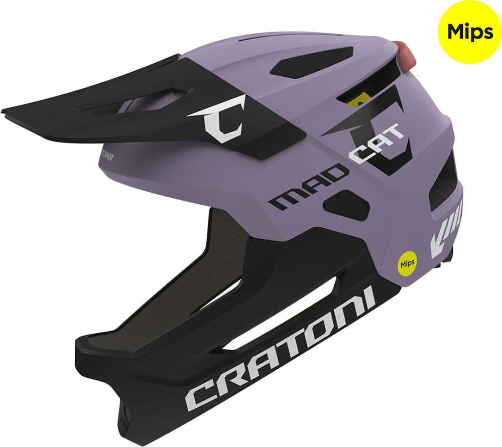 Cratoni madcat mips - casque intégral pour jeunes