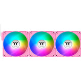 Thermaltake ct120 ex argb sync ventilateur de refroidissement pour PC rose (pack de 3 ventilateurs) ventilateurs de boîtier (rose, 3 pièces, 120 x 120 x 25 mm, pwm) - afbeelding 1