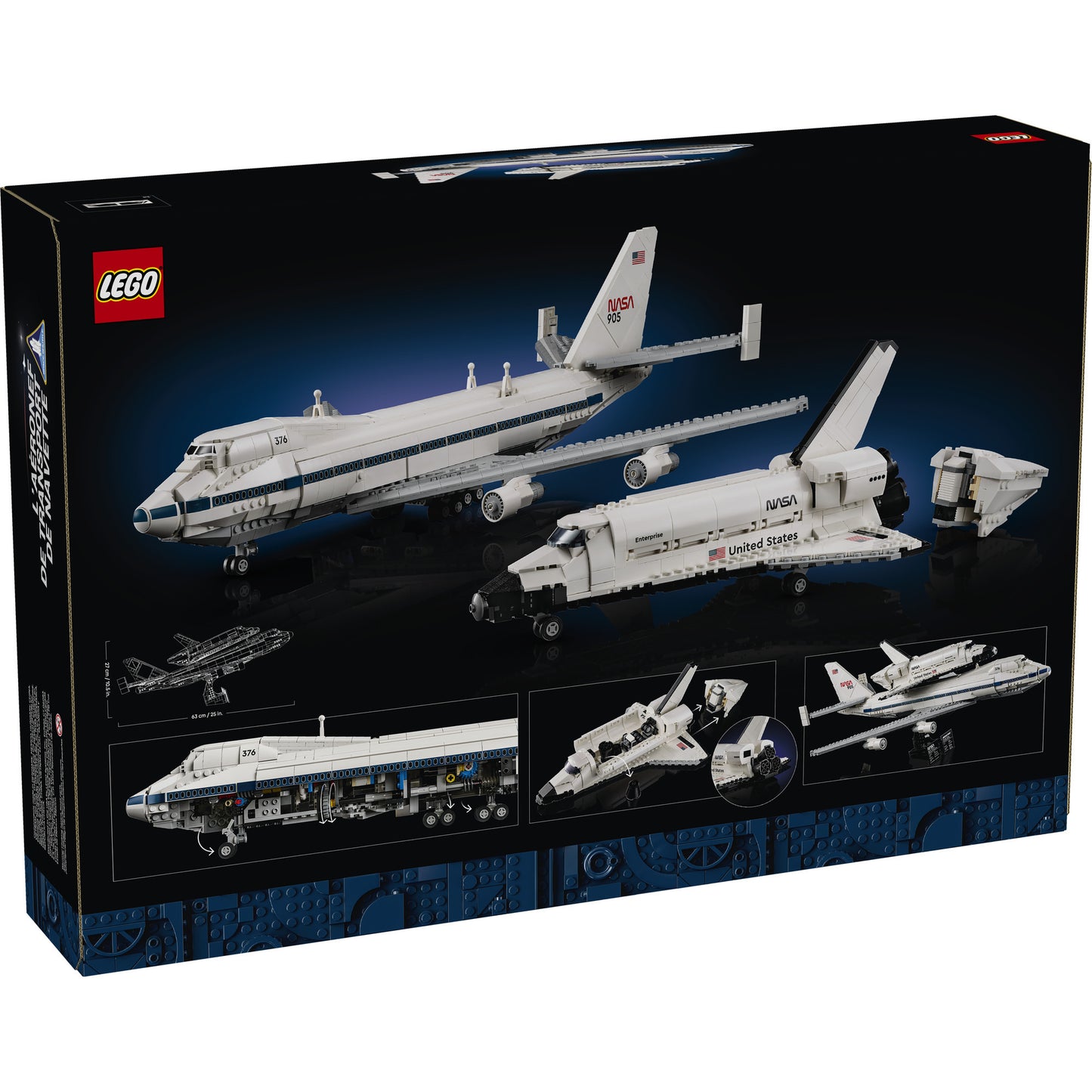 Icônes Lego - jouet de construction d'avions porte-navette (10360)