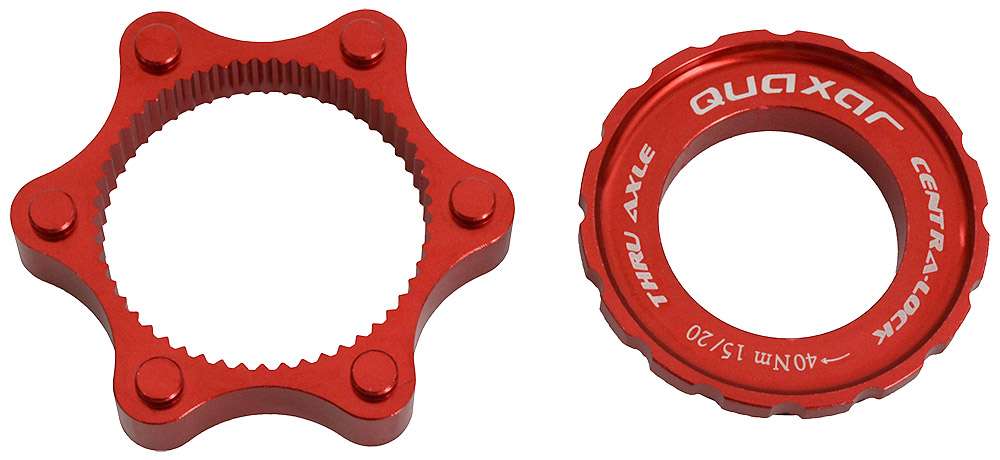 Adaptateur Quaxar CNC Centerlock pour axe 15 20 mm