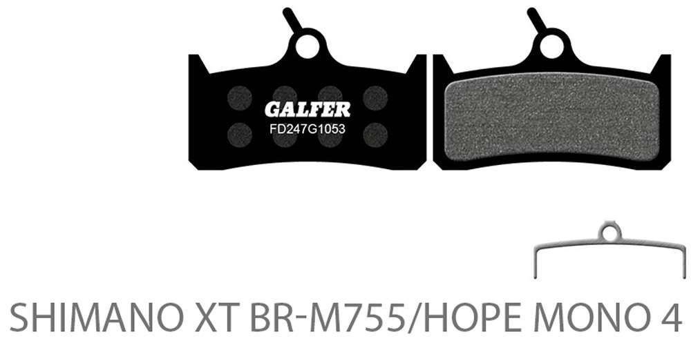 Plaquettes de disque standard pour vélo Galfer pour Shimano