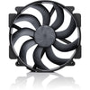 Noctua nf-a14x25r g2 pwm sx2-pp chromax.black ventilateurs de boîtier (noir, 2 pièces, 140 x 140 x 25 mm)