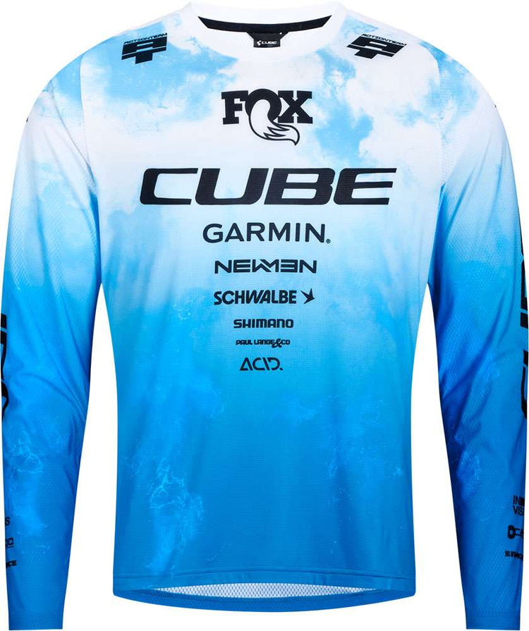 Cube x action team - maillot vtt manches longues