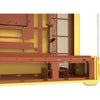 Boîtier grande tour Thermaltake view 600 tg caramel au beurre (jaune | 2x USB-A | 1x USB-C | verre trempé)