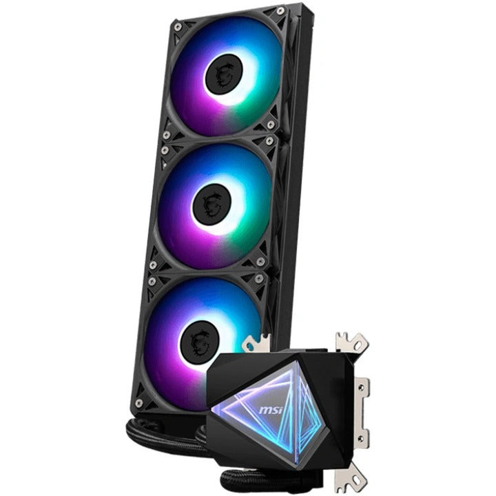 Refroidissement par eau MSI Mag CoreLiquid i360 (noir, connecteur de ventilateur PWM à 4 broches)