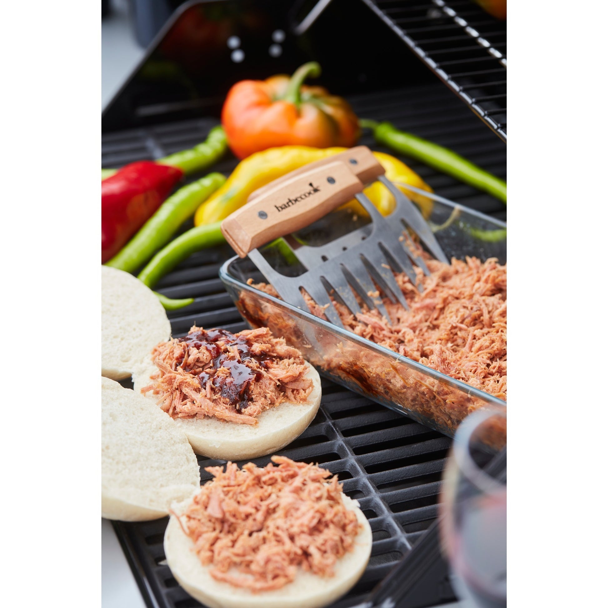 BarbeCook Ensemble de 2 griffes de viande