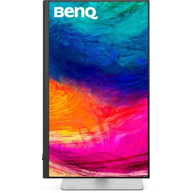 Moniteur Benq PD2730S 27 5K UHD (blanc argent, HDMI, DisplayPort, audio, Thunderbolt 4, USB-C)