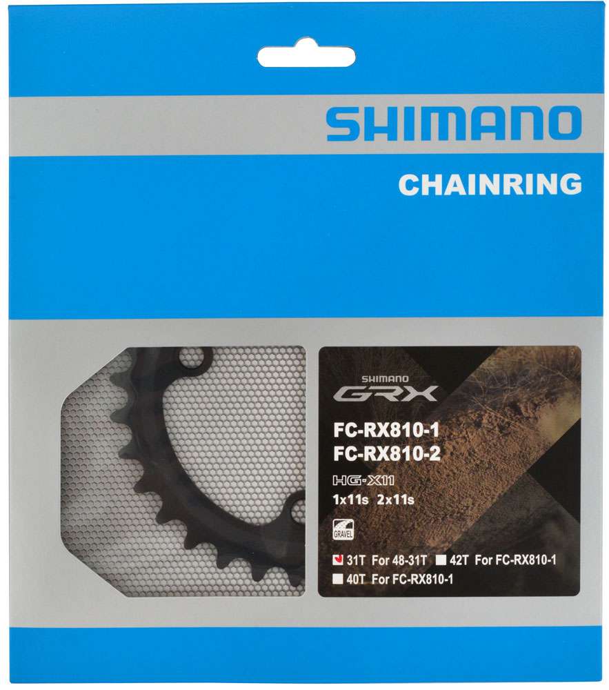 Shimano Chain Top 48T GRX FC-RX810 2 x 11 vitesse noire