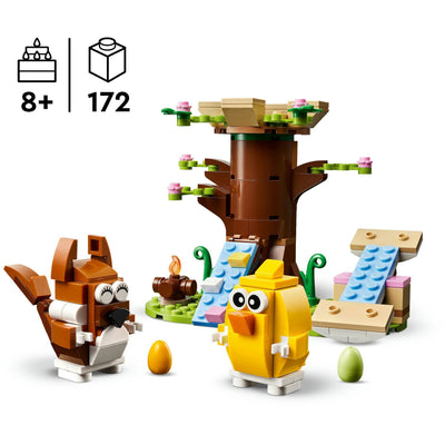 LEGO emblématique 40709 Jardin de jeu d'animaux au printemps