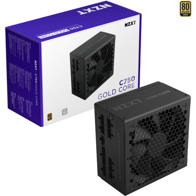 Alimentation modulaire NZXT C750 Gold Core 750 watts (noir, 1x 12V-2x6, 2x PCIe)