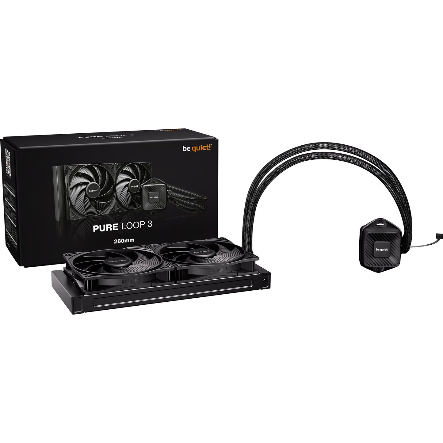 Soyez silencieux! refroidissement par eau pure loop 3 280 (noir, pwm)