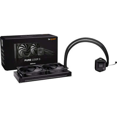 Soyez silencieux! refroidissement par eau pure loop 3 280 (noir, pwm)