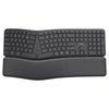 Clavier ergonomique sans fil Trust Keyra (noir, disposition US, Bluetooth 2.4G USB)