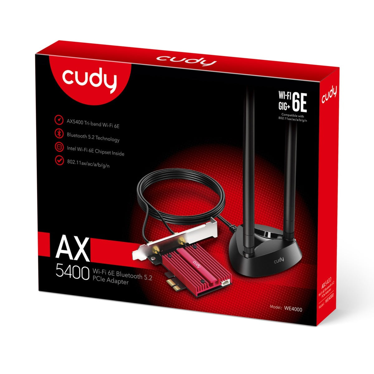 Cudy AX5400 Wi-Fi 6th Bluetooth 5.3 PCI-E