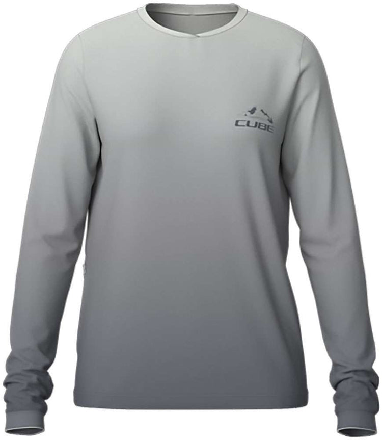 Cube soft touch - maillot vtt manches longues femme